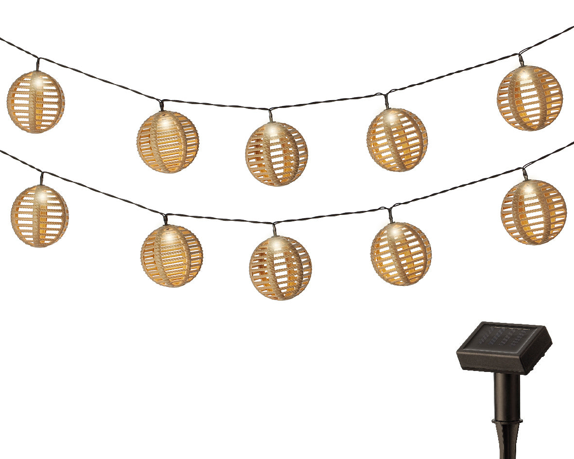 Stringa Solare 270cm Brown Luce Calda - Illuminazione Esterni Ecologica e Accogliente Stringa Solare 270cm Brown Luce Calda - Illuminazione Esterni Ecologica e Accogliente